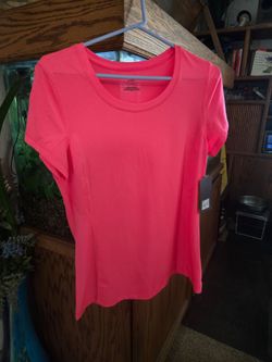 Women's Coral Pink Athletic T-Shirt