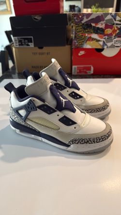Jordan Spizike Low White Midnight Navy