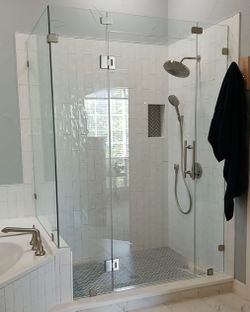 Shower glass