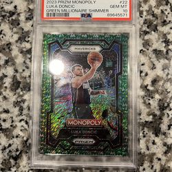Prizim monopoly Green millionaire Shimmer Luka Doncic /20