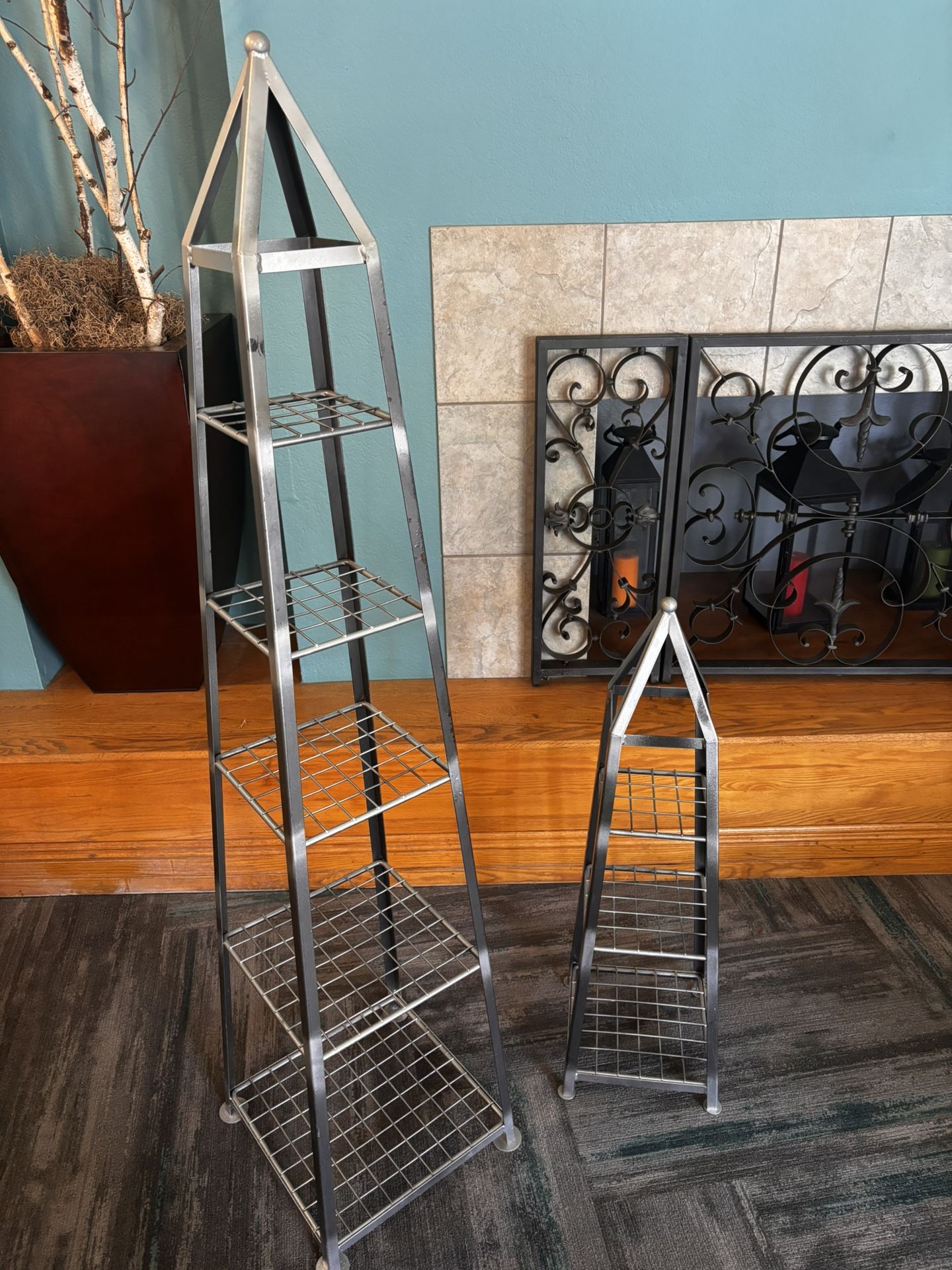 Iron Art Decor Shelving Units