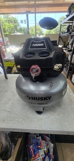 HUSKY SUPER QUIET AIR COMPRESSOR NEW!!!! 100$ RETAILS 210$