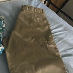 khaki double knee dickies