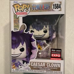 Caesar Clown Funko Pop *MINT* 2024 C2E2 Expo Exclusive One Piece 1584 Anime Chicago Comic & Entertainment Expo
