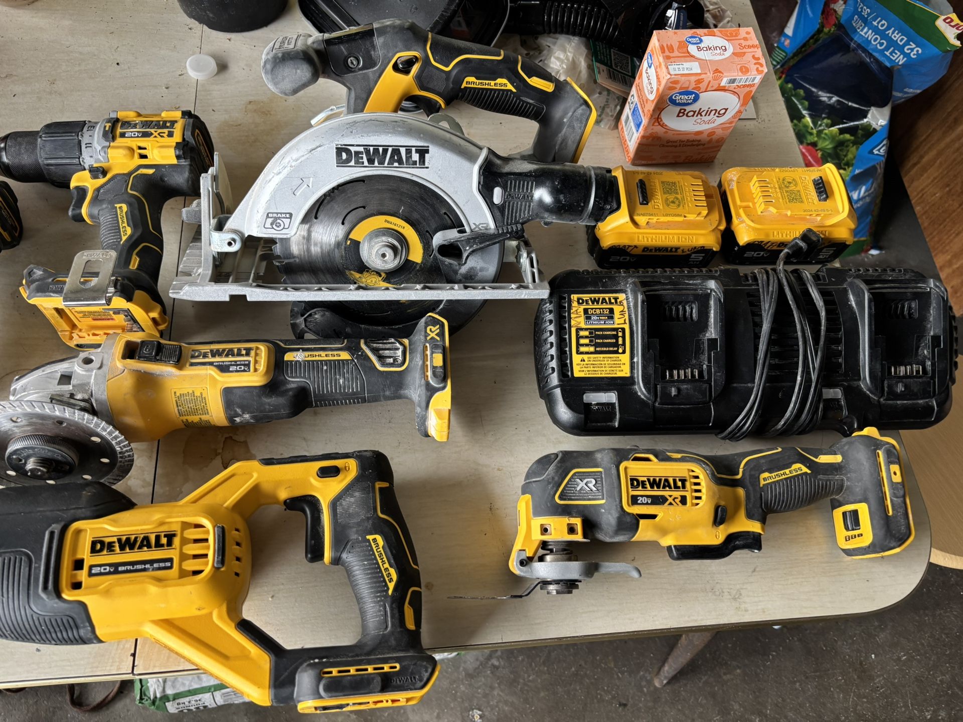 6 Piece Dewalt Combo Tool Set