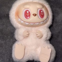 Authentic Pink Labubu, High Quality, Worn Paint On Nose, Popmart, Keychain.