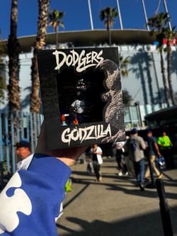 LA Dodgers Godzilla Bobblehead Figure in Box