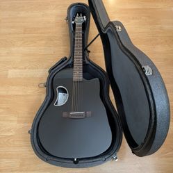Smiger Acoustic-Electric Guitar: With Hard-Case