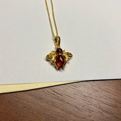 18 Inch gold over sterling silver Necklace