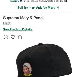 Supreme Mary Hat