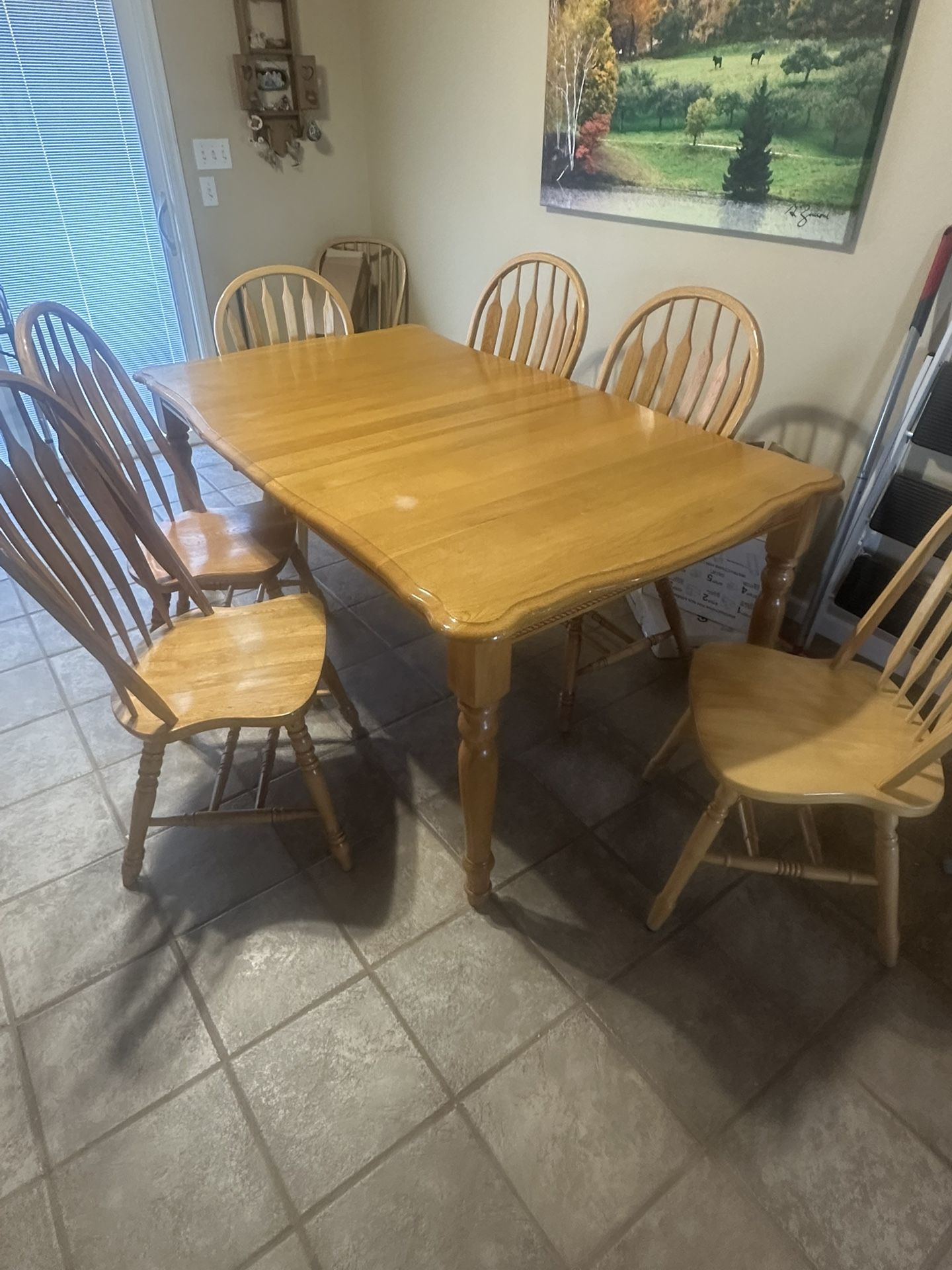 Dining Table And 7 Chairs