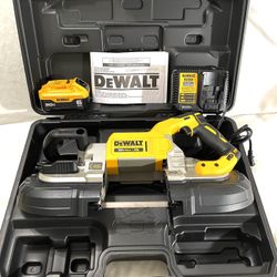 Brand New Dewalt Xr Brushless 5” Dual Switch Bandsaw With Dewalt 6Ah Battery & New Charger. Retails From $624 To $679 