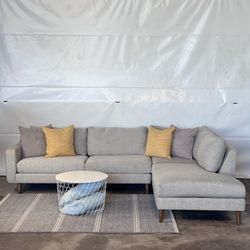 White/Grey Sectional Couch