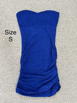 Women Summer Dress Blue Size S Teenager