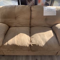 Micro Fiber Beige Sofa $75