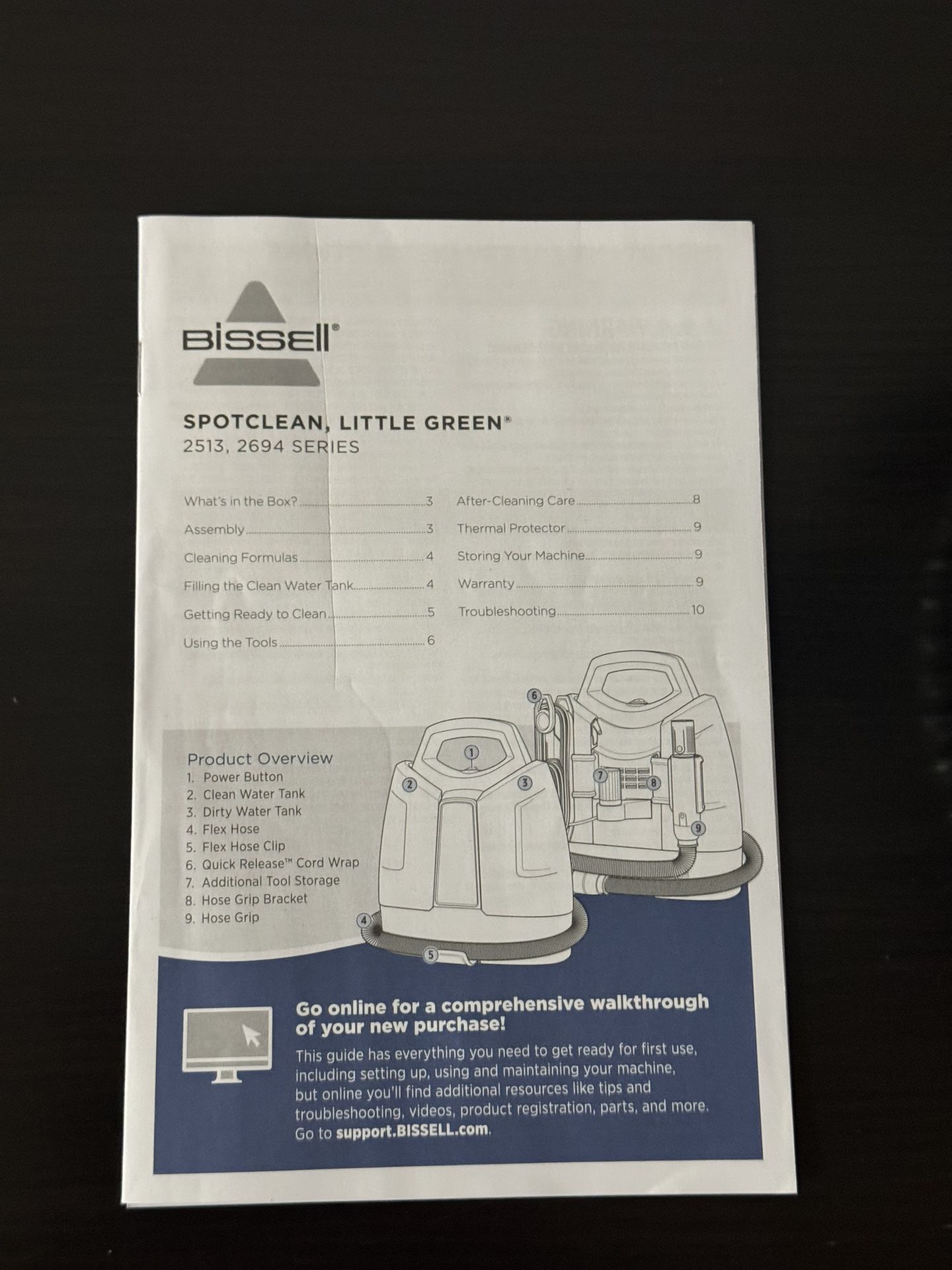 BISSELL SpotClean ProHeat Pet Portable Carpet Cleaner 2513W