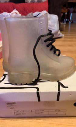 Clear Rain Boots !
