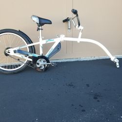 Tandem bike- White