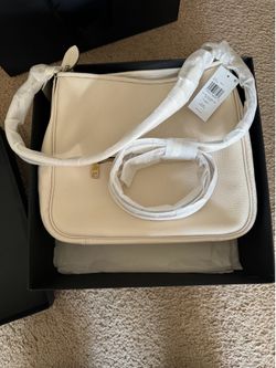 Brand New Chalk White Soft Pebble Coach Purse