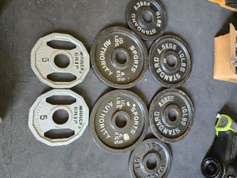 4x 10lb and 4x 5lb Olympic Weight Plates