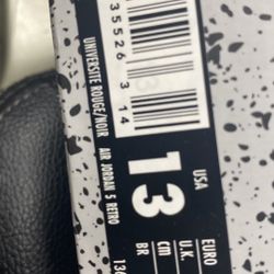 Jordan 5 Retro  Suede …… Size 13
