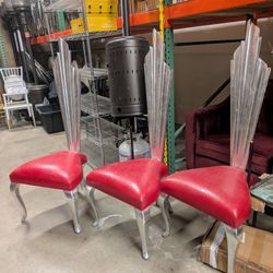 Set Of 3 Exclusive Art Deco CHRISTOPHER GUY Chairs