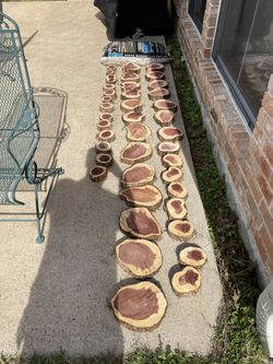 Red Cedar Wood Live Edge Slice Cookie