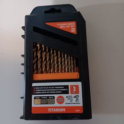 Titanium Index  Drill Bit Set