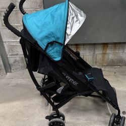 Summer 3Dlite Convenience Stroller, Jet Black – Lightweight Stroller with Aluminum Frame