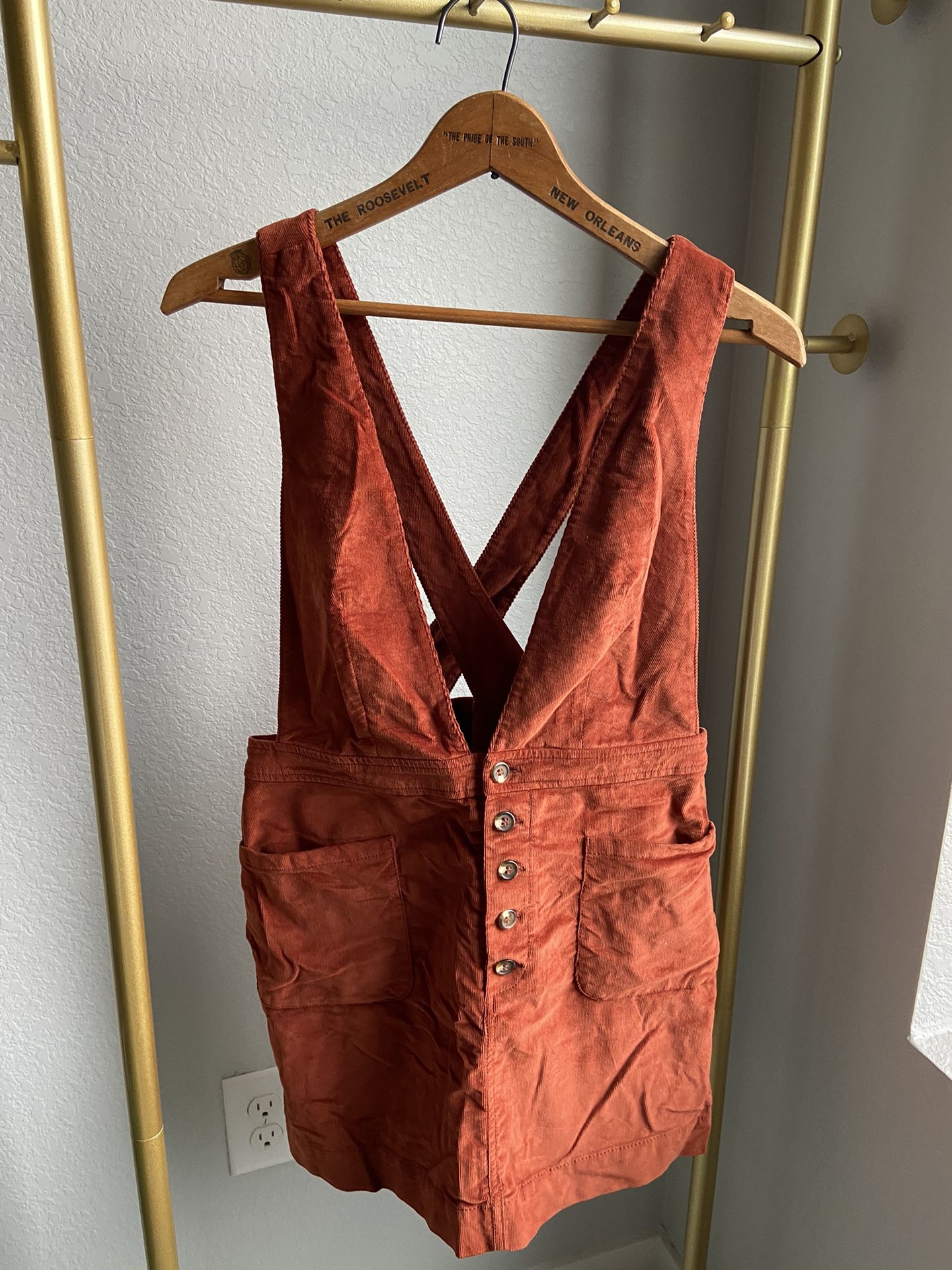 Free People Overall Skirt