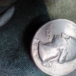 1965 ERROR Quarter NO Mint MARK