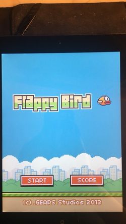 Flappy bird on iPad 2( maybe we could work a deal)