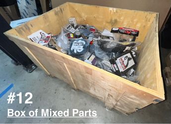 Large box of Mixed Auto Parts & Accessories