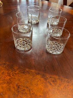 6 pc drink wear glass