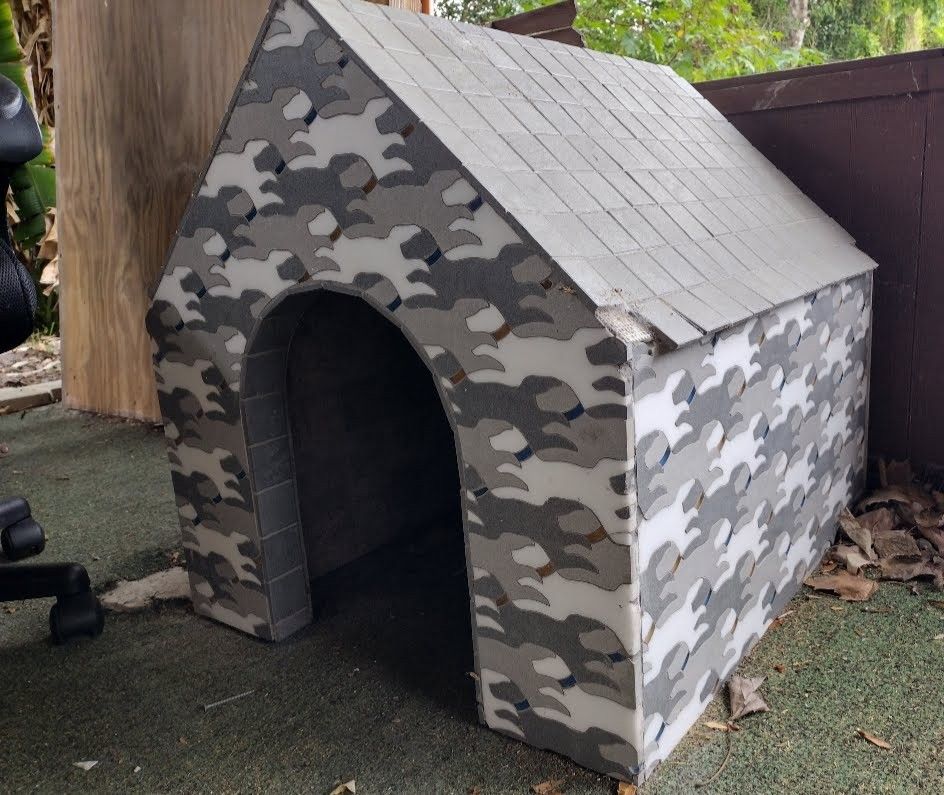 $150 For $1500 Custom Home Builder Doghouse Kennel Dog House All Tile