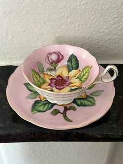 Vintage Occupied Japan Merit Teacup & Saucer - Handcrafted China