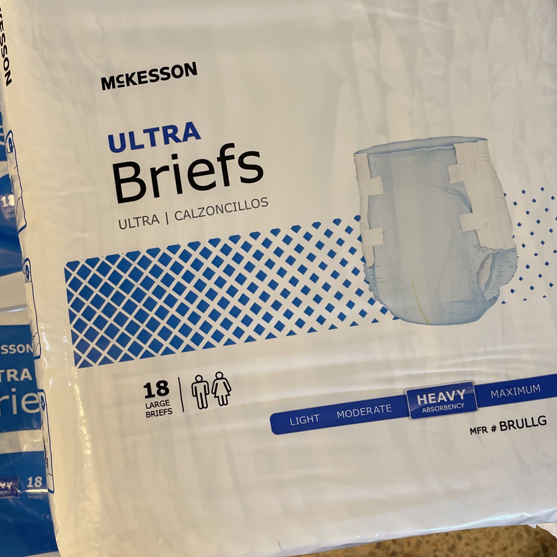 Adult Large Diapers McKesson Ultra Briefs