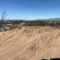 Concrete and dirt dump