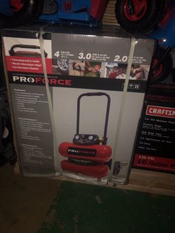 Pro force 4 gal air compressor