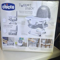 Portable booster set /pack snack chair |