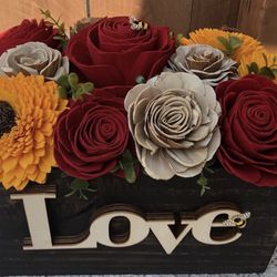 Soft Wood Flowers