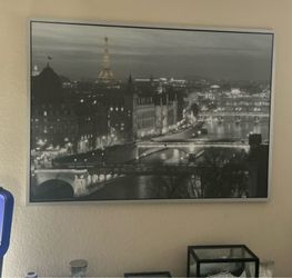 IKEA "VILSHULT" Paris at Night framed print
