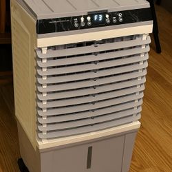 Portable Evaporative Air Cooler 5.3 Gallon Swamp Cooler Fan w/ Remote Ice Packs