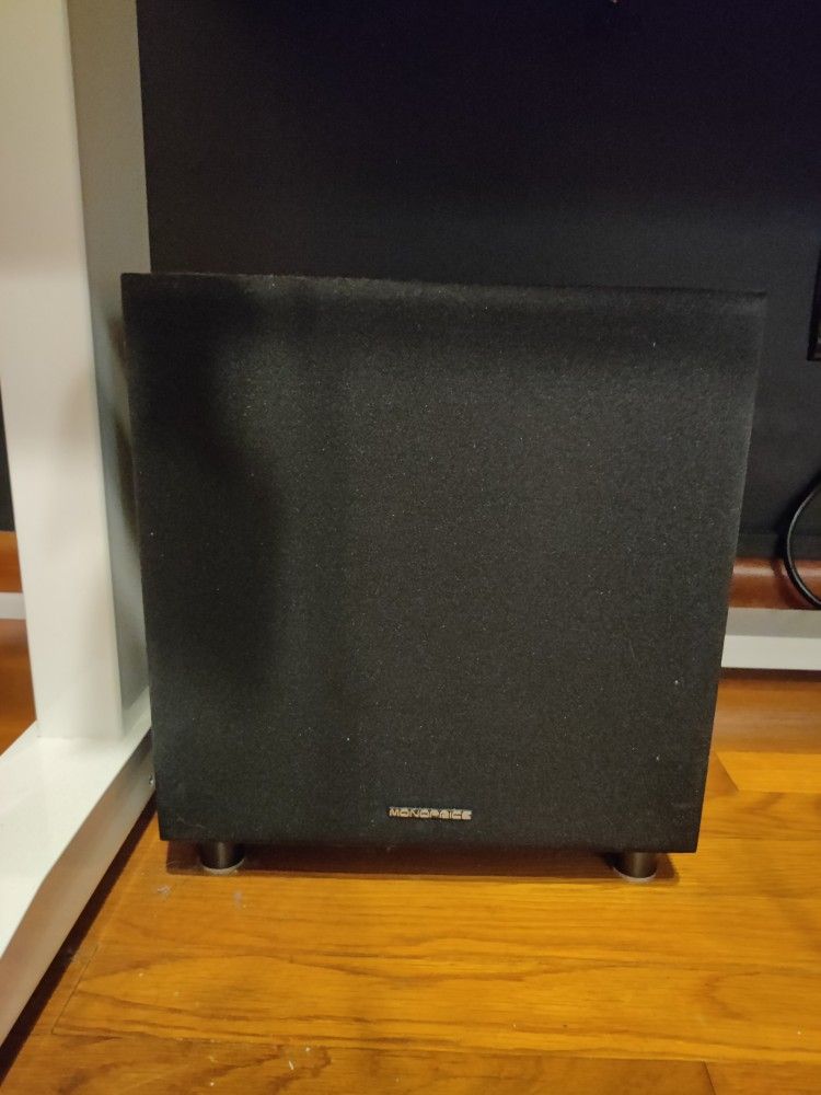 Klipsch RP600M Bookshelf Speakers Setup (with subwoofer, amp & stands