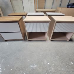 New bedside tables for sale. 