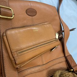 Fossil Leather Crossbody