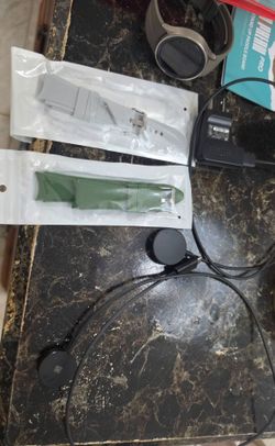 Samsung Galaxy Watch 5 Pro with Extra Bands and chargers.