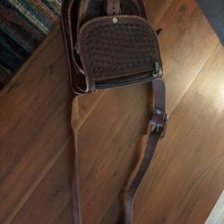 Leather Waist Bag Purse 