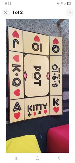 Tripoly Card Game Board Vintage