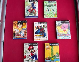Gamecube Games - Mario Kart, Kirby Air Ride, Pikmin 2, Animal Crossing, Mario Baseball